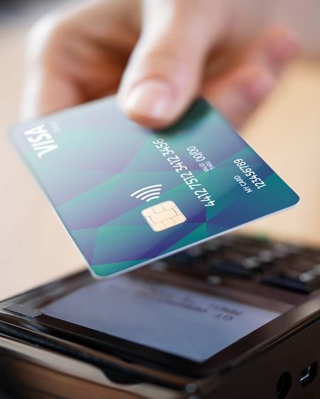 SocialCard am Terminal