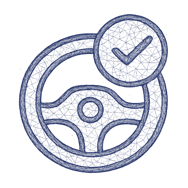 Stearingwheel as symbol for Product launch & experiences